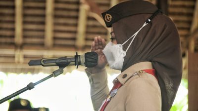 Ketua Kwartir Daerah (Kwarda) Gerakan Pramuka Jawa Barat (Jabar) Atalia Praratya Ridwan Kamil