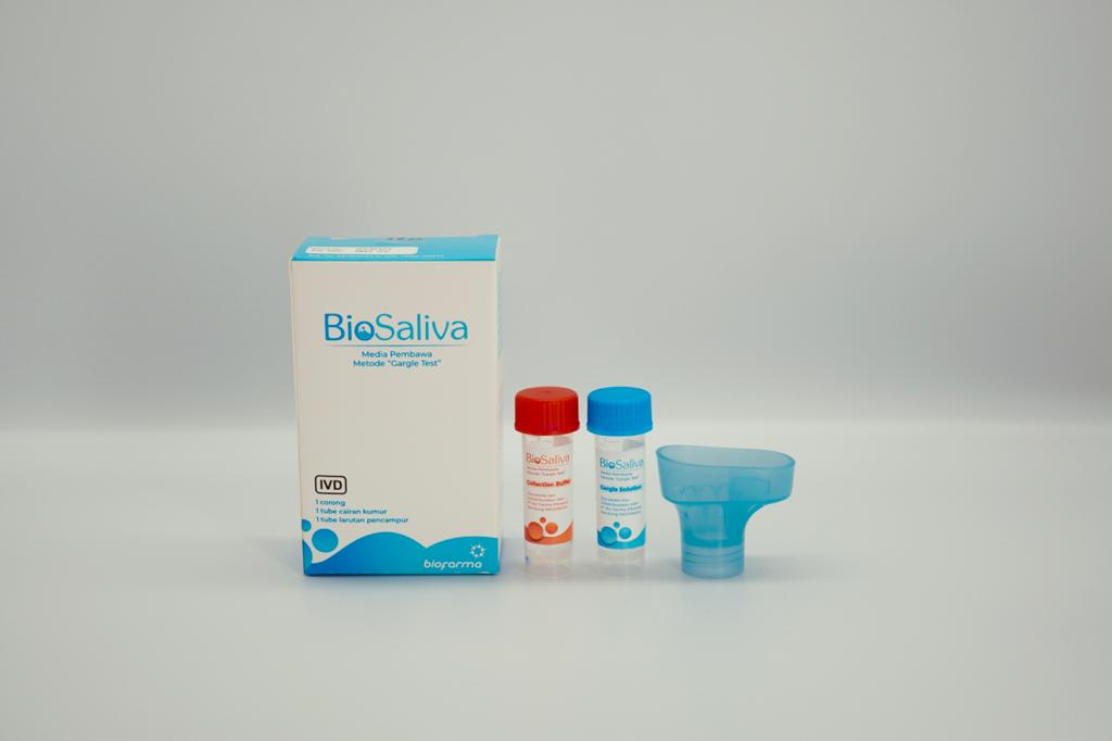 Bio Farma - Nusantics Luncurkan Bio Saliva, Alat Uji Deteksi PCR Covid-19 Dengan Metoda Kumur