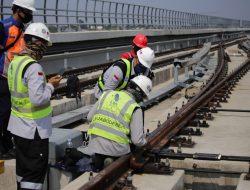 Len Kebut Pengerjaan Sistem Persinyalan Kereta Tanpa Masinis LRT Jabodebek