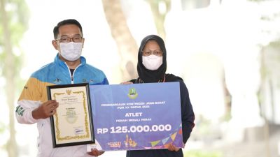 Pemda Provinsi Jabar Beri Bonus Atlet Peraih Medali PON Papua dan Paralympic Tokyo