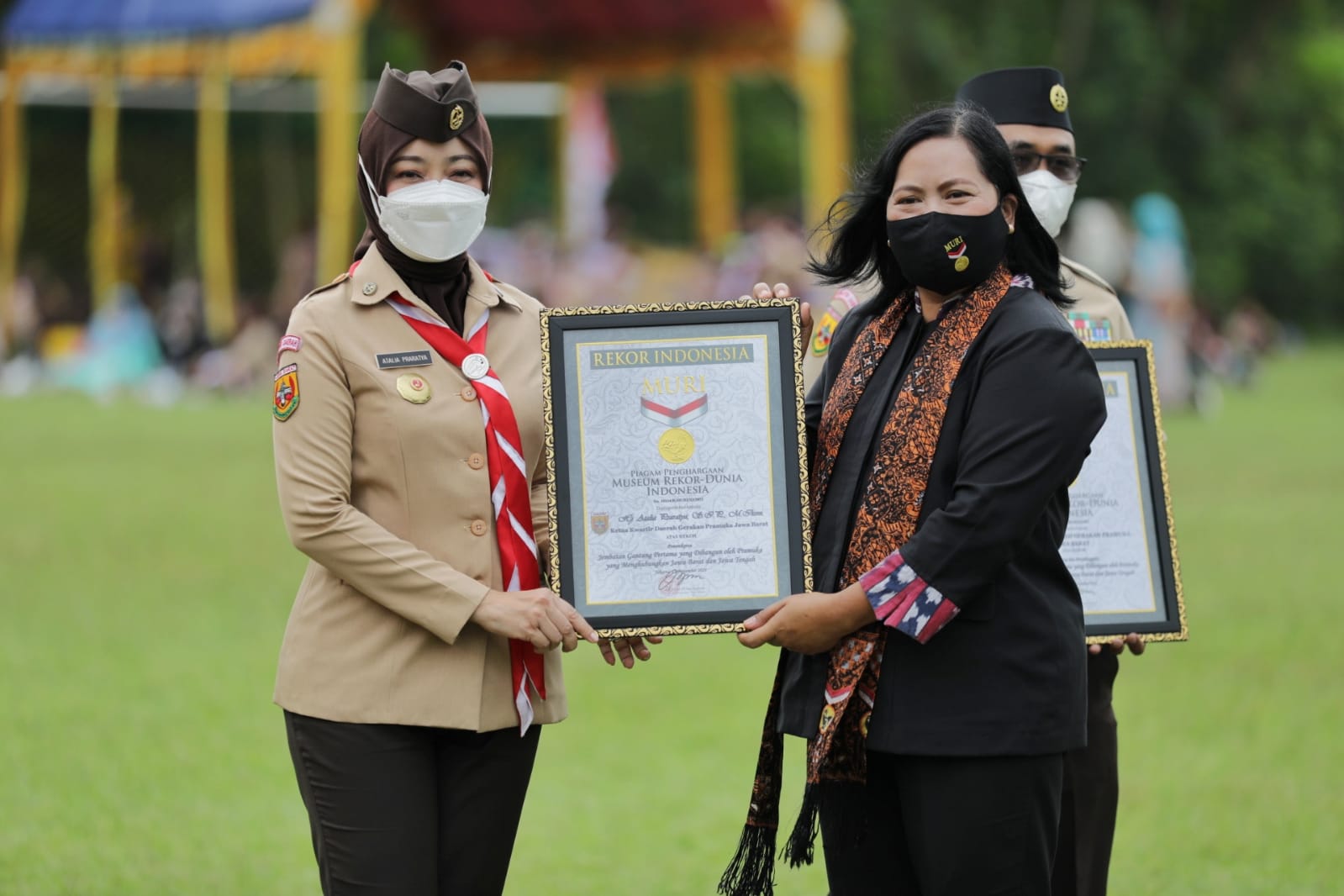 Jembatan Pramuka Cetak Rekor Muri, Penghubung Dua Provinsi Pertama di Indonesia