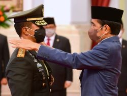 Presiden Jokowi Lantik Andika Perkasa sebagai Panglima TNI