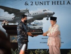 PTDI Serahkan Pesawat CN235-220 Maritime Patrol Aircraft (MPA) dan Helikopter AS565 MBe Panther Anti Kapal Selam (AKS) Kepada Kementerian Pertahanan RI