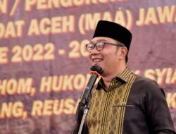 Ridwan Kamil Berharap Jabar Jadi Rumah Kedua Warga Tanah Rencong