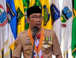 Gubernur Jabar Ridwan Kamil Pimpin Apel Hari Pramuka ke 61 Tingkat Jabar