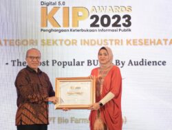 Bio Farma Raih Penghargaan “The Most Popular BUMN by Audience”
