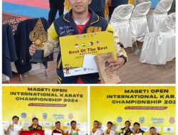 Atlet Karate Asal Jabar Firman Maulana Sabet Dua Medali Emas di Mageti Open International Karate Championship 2024