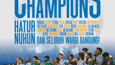 Setelah 10 Tahun Persib Juara Lagi di Liga 1, Bobotoh Banjiri Jalanan Kota Bandung Rayakan Kemenangan