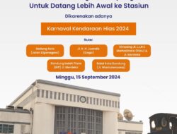 Jelang Karnaval Kendaraan Hias Hari Jadi Kota Bandung, Pelanggan Kereta Api Diimbau Datang Lebih Awal ke Stasiun