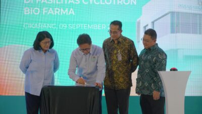 Perkuat Kemandirian Kesehatan, Bio Farma Luncurkan Fasilitas Radiofarmaka “Terapi Kanker Modern”