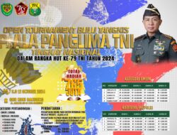 Tournament Bulutangkis Piala Panglima TNI, Siapkan Dirimu Jadilah Juara