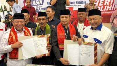 Pilgub Jabar 2024, Laskar BKMB Bhagasasi Deklarasikan Dukungan Kepada Paslon Cagub/ Cawagub Jabar Nomor Urut 3 ASIH