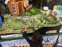 Hibur Pelanggan Saat Angkutan Nataru, KAI Daop 2 Hadirkan Diorama Miniatur Kereta Api Argo Parahyangan