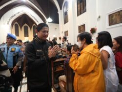 Ibadah Malam Natal Tahun 2024 di Kota Bandung Berjalan Lancar