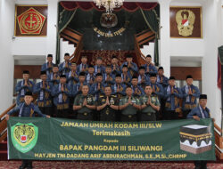 Pangdam III/Slw Berangkatkan Umroh 26 Prajurit