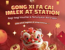 Gong Xi Fa Cai! 13 Stasiun KA di Seluruh Indonesia Meriahkan Imlek dengan Beragam Kegiatan Seru