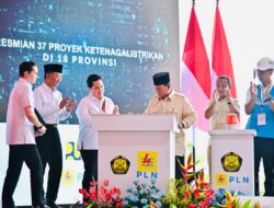 Presiden RI Prabowo subianto Resmikan PLTA Jatigede