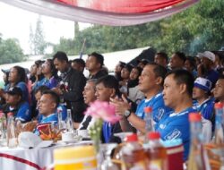 Kodam III/Slw Gelar Nobar Pertandingan Sepakbola Persija Vs Persib di lapangan Makodam III/Siliwangi