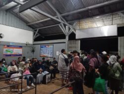 Banjir di Petak Jalan Cibeber – Cianjur, Perjalanan KA Siliwangi Hanya Sampai Stasiun Cibeber