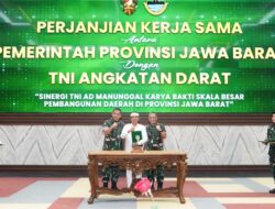 Pangdam III/Slw Hadiri Penandatanganan PKS Pemprov Jabar dengan TNI AD