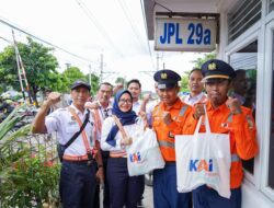 Apresiasi Petugas PJL Jaga Kelancaran dan Keselamatan Perjalanan Kereta Api, KAI Properti Gelar Millennials Goes to PJL
