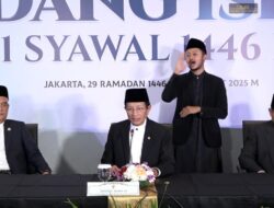 Idul Fitri 1 Syawal 1446 Hijriah Jatuh pada 31 Maret 2025