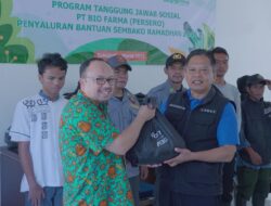 Berbagi di Bulan Ramadan : Bio Farma Salurkan Bantuan Sembako untuk Masyarakat