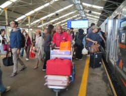 Hari Kedua Lebaran, Jumlah Pemudik di Wilayah Daop 2 Bandung Terus Meningkat