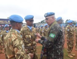 Satgas Kizi TNI Kontingen Garuda XX-U Monusco Raih Medali Kehormatan PBB