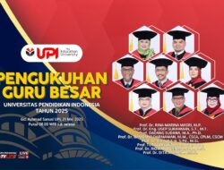 UPI Kembali Kukuhkan 8 Dosen Sebagai Guru Besar/ Profesor