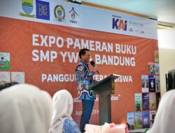 KAI Dukung Ekspresi Literasi Pelajar Bandung di Expo Buku SMP YWKA