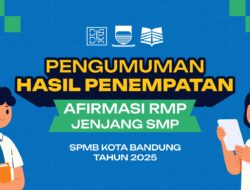 SPMB Kota Bandung: 2.675 Murid Baru Ditempatkan di SMP Negeri Melalui Tahap Penempatan Afirmasi RMP