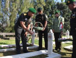 HUT ke-79 Kodam III/Slw, Kasdam Pimpin Ziarah Rombongan di TMP Cikutra Bandung