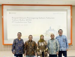 RUPST PT Indofarma Tahun Buku 2024 Mengangkat Didi Agus Mintadi Sebagai Komisaris untuk Periode Kedua dan Sahat Sihombing Sebagai Direktur Utama