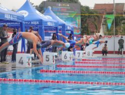Puluhan Pelajar dari Kota Bandung Ikuti Kejuaraan Renang Pelajar Danseskoad Cup II