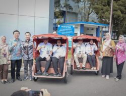 Atasi Kemiskinan, 200 Becak Listrik Produksi Anak Perusahaan PT Len Akan Didistribusikan ke Penarik Becak Penerima Manfaat