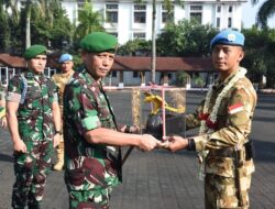 Pangdam III/Slw Sambut Satgas Kizi TNI Konga XX-U/Monusco Kongo Yonzipur 3/YW