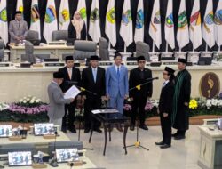 Ayi Sahrul Hamzah Diambil Sumpah Sebagai Anggota DPRD Jabar PAW Sisa Masa Jabatan 2024- 2029