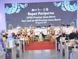 DPRD Jabar Gelar Rapat Paripurna Peringatan Hari Jadi ke-80 Provinsi Jawa Barat