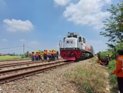 Jalur Kereta Api di Stasiun Pegadenbaru Sudah Bisa Dilalui Kembali, KA Argo Lawu Jadi Kereta Pertama yang Melintas Dengan Kecepatan Terbatas
