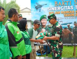 HUT ke-80 TNI, Kodam III/Slw Gelar Bakti Sosial Sinergitas TNI-Polri