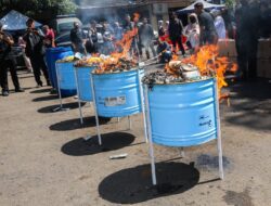 Polrestabes Bandung Musnahkan 2,7 Juta Butir Obat Terlarang