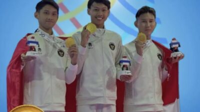 Taekwondoin Kota Bandung Sumbang Medali Emas untuk Indonesia di SEA Games 2025