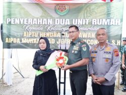 Pangdam III/Siliwangi Serahkan Santunan Rumah dan Motor Secara Simbolis kepada Ahli Waris Korban Kecelakaan Parongpong Kab. Bandung Barat