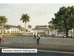 Penataan Halaman Gedung Sate Tak Hilangkan Jalan Diponegoro