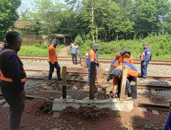 KAI Daop 2 Bandung Tutup 38 Perlintasan Sebidang Tidak Terjaga Sepanjang Tahun 2025 Hingga April 2026