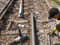 Januari-April 2026, KAI Daop 2 Bandung Ganti 2.800 Meter Rel untuk Tingkatkan Keselamatan dan Kenyamanan Perjalanan KA