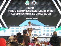 Buka Forum Komunikasi Sekretaris DPRD Kabupaten dan Kota se-Jawa Barat, Buky Wibawa Dorong Penguatan Peran Serta Sinergitas Sekretariat DPRD