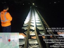 Jalur Dipastikan Aman Pasca Gempa Cianjur, KA Siliwangi 345 Relasi Cipatat – Sukabumi Kembali Lanjutkan Perjalanan