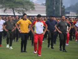 Perkuat Sinergitas di Wilayah Kogartap II/Bandung, TNI-Polri dan Forkopimda Olahraga Bersama